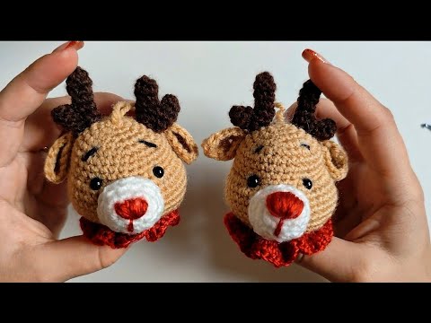 Видео: ❄️Легкий МК вязаный крючком🦌 "Олень" ёлочная игрушка | МК "Олень" в'язана гачком ялинкова іграшка🎄