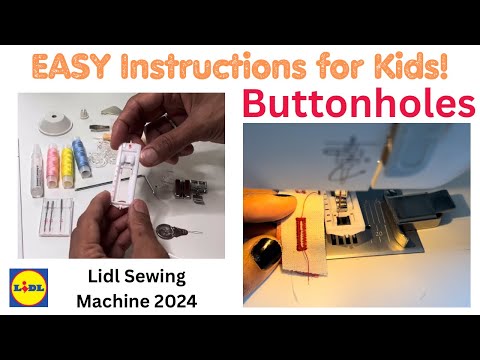 Видео: Обметка петель, пуговицы, обратный стежок (челночный стежок), строчка углов и закруглений, швейна...