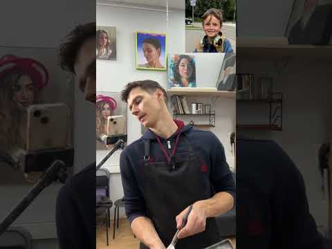 Видео: Как написать портрет маслом через пятна, Урок живописи для начинающих, портрет мальчика с эмоциями 