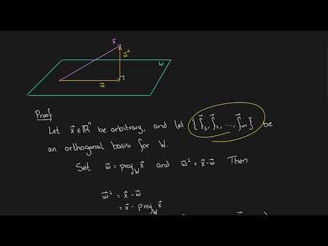 Видео: 9.3 Ортогональное разложение