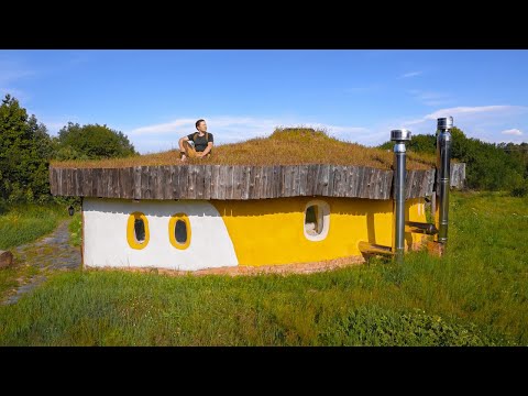 Видео: Дом мечты готов! Завершающий этап строительства хоббитского домика