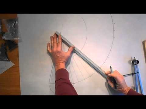 Видео: Изготовление выкройки: круглый конус с наклонной вершиной