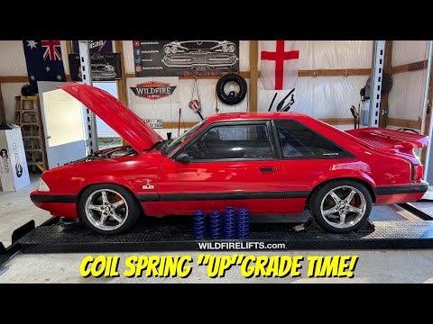 Видео: Самая глупая установка пружины на Foxbody Mustang! Очень схематично!