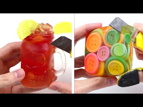 Видео: Как ни странно Удовлетворение Мыло Резка! Расслабляющий ASMR С Нет Музыка! # 8