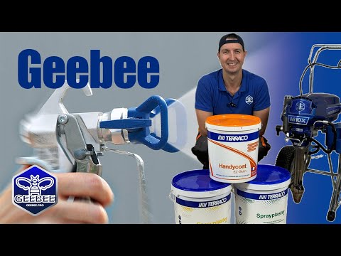 Видео: Механизированное нанесение шпатлёвками Sprayplaster BC, FC и Handycoat компании Terraco