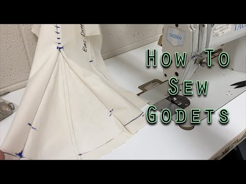 Видео: Как пришить годе к платью