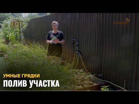 Видео: Полив участка / Умные грядки