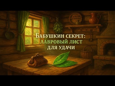 Видео: Наши бабушки знали: лавровый лист в кошельке притягивает удачу