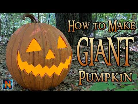 Видео: Как сделать ГИГАНТСКУЮ тыкву из папье-маше
