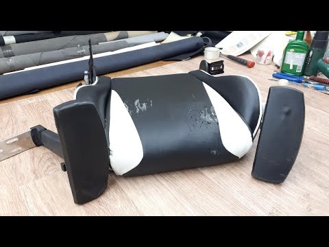 Видео: Ремонт  компьютерного кресла. Computer chair repair.