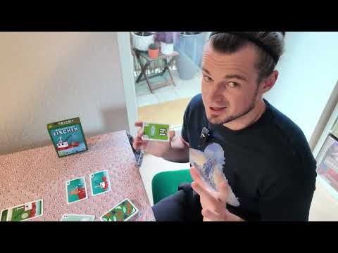 Видео: Ловим рыбу в настольной игре на взятки Fishing 🐟 Обзор и правила 🎲 Fishing Board game review