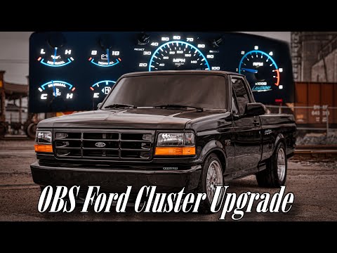 Видео: Модернизация приборной панели Ford с помощью OBS. Как недорого модернизировать приборную панель F...