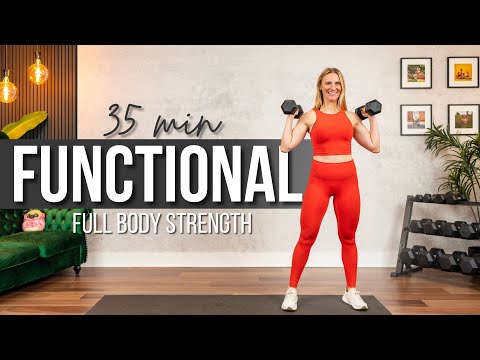 Видео: 35 мин. Функциональная силовая тренировка на всё тело