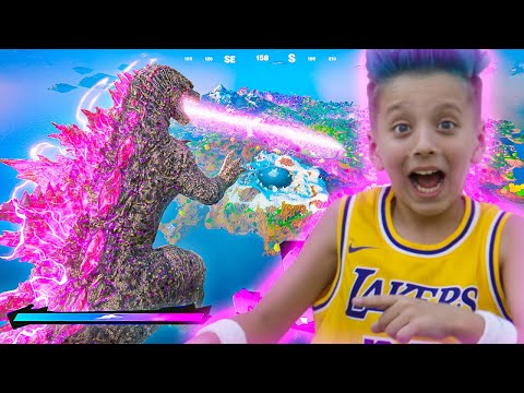 Видео: Как на изи победить Годзилла в Фортнайт Godzilla Fortnite