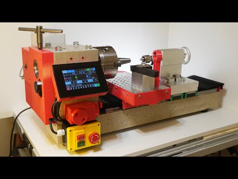 Видео: 3D-печатный токарный станок по бетону, часть 3, финал