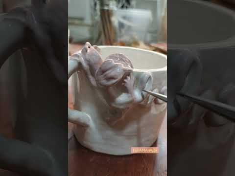 Видео: История маленького дракона. Кружка ручной работы. Керамика.