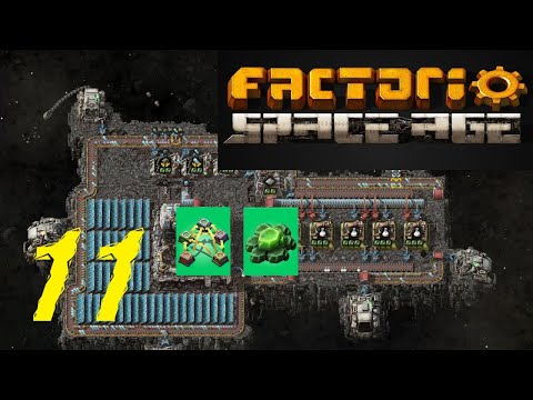 Видео: Обучение + прохождение  Factorio Space age 11 #факторио #спэйсэйдж #spaceage #Глеба #фульгора