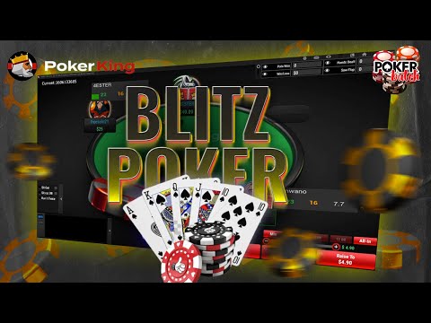 Видео: Кэш Blitz NL50$ / PokerKing - Live игра