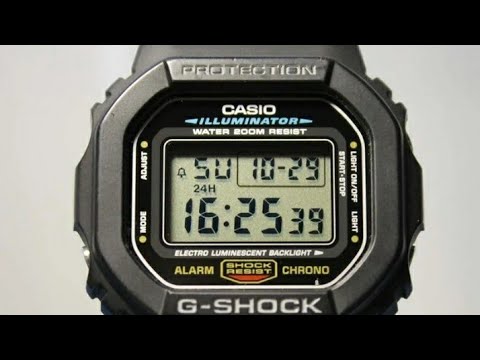Видео: Классика G- SHOCK DW-5600