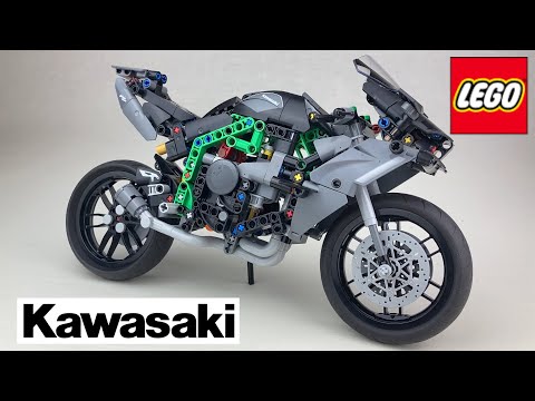 Видео: Лего техник 42170 Кавасаки Ниндзя король спортивных мотоциклов подробный обзор.