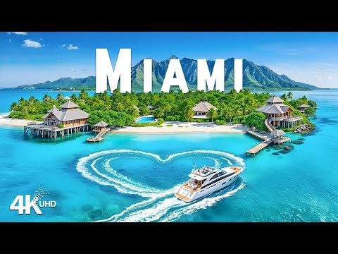 Видео: Майами 4K — тропические берега, бирюзовые воды и культовая городская атмосфера с дип-хаусом