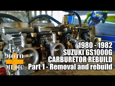 Видео: Ремонт карбюратора Suzuki GS1000G 1980 года