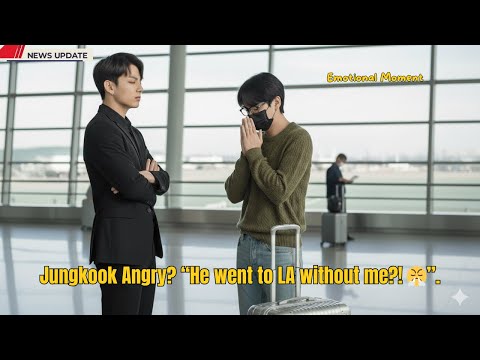 Видео: Чонгук злится? Тэхён тайно улетел в Лос-Анджелес, ничего не сказав 😅