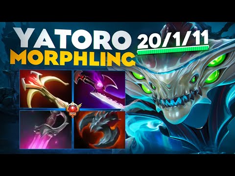 Видео: МАКСИМАЛЬНЫЙ ДЕМЕДЖ ОТ YATORO НА СИГНАТУРНОМ МОРФЕ🔥┃ Morphling 7.37d