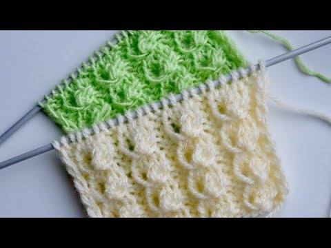 Видео: Узоры спицами. Цветы лимона.