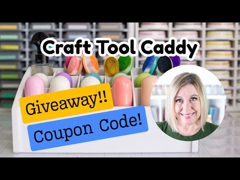 Видео: Организуйте больше инструментов для рукоделия: раздача органайзеров Caddy + купон