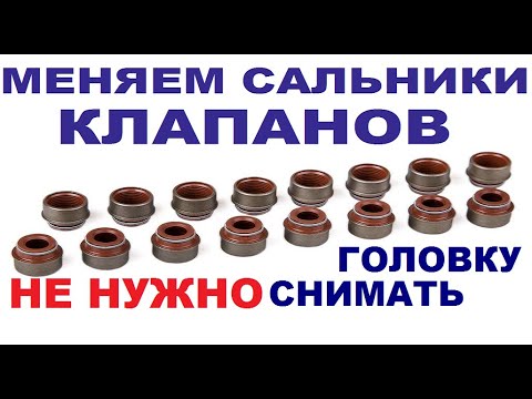 Видео: Как поменять сальники клапанов не снимая головки.