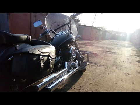 Видео: Yamaha XVS1100 Classic '06 Подготовка к сезону и ремонт