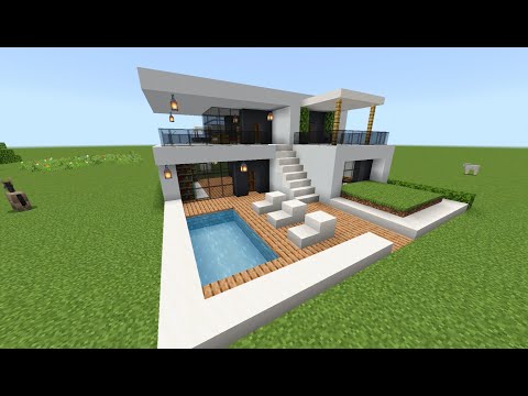 Видео: БОЛЬШОЙ ДОМ ХАЙ-ТЕК В МАЙНКРАФТЕ