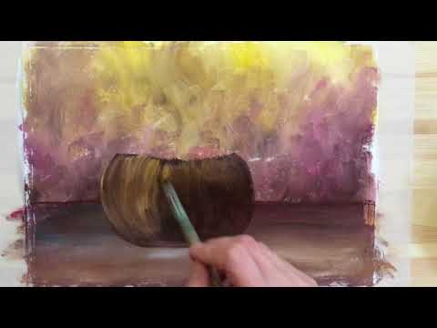 Видео: Ландыши. Правополушарное рисование.