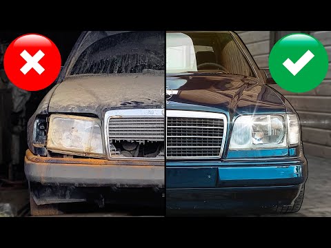 Видео: Нашли и отмыли грязнейший Мерседес W124, отдаем за рубль #тачказарубль Дешёвки или тачка невозврата?