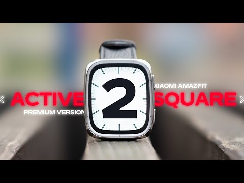 Видео: Xiaomi Amazfit Active Square 2 — САМЫЕ УМНЫЕ квадратные часы 2025! 🔥 Смарт часы в Квадрате