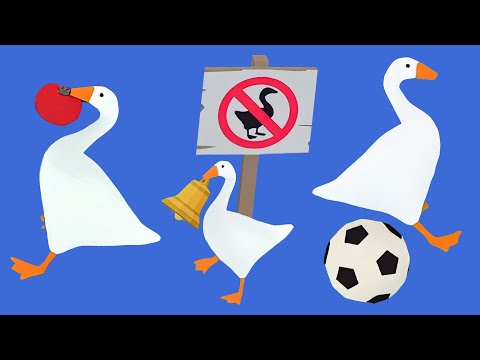 Видео: Untitled Goose Game - ГУСЬ СПАСАЕТ ЦЕЛЫЙ ГОРОДОК - Полное прохождение игры