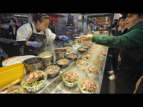 Видео: Ночной рынок Цицикар Лунша (часть 1)）｜ Я никогда не видел столько уличной еды!