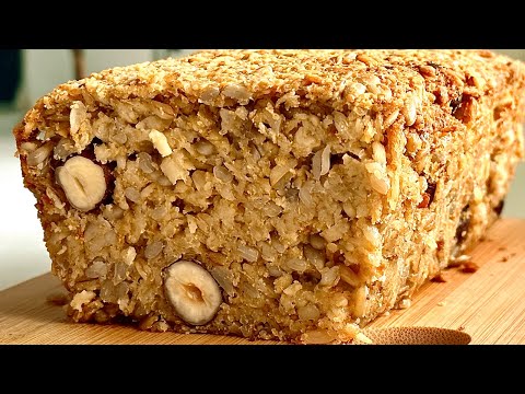 Видео: Вкуснее хлеба я еще не пекла! Полезно без муки, дрожжей и соды! без яиц