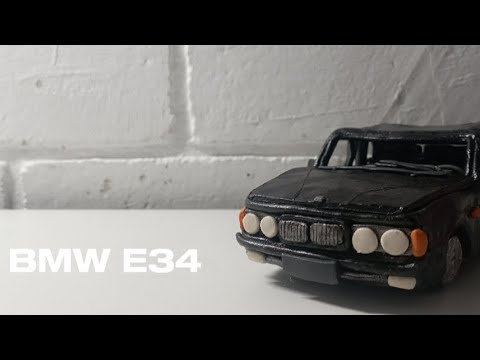 Видео: BMW E34 ИЗ ПЛАСТИЛИНА! | BMW E34 525I