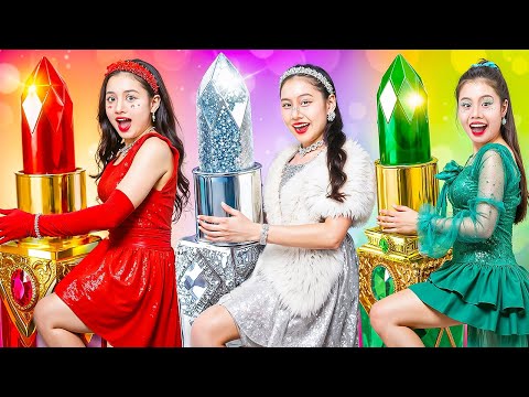 Видео: Бедный Изумруд Vs Богатый Рубин Vs Гига-Богатый Бриллиант На Конкурсе Преображения