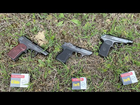 Видео: Травматические пистолеты МР-78, МР-79 и МР-80. Сравнительный тест.