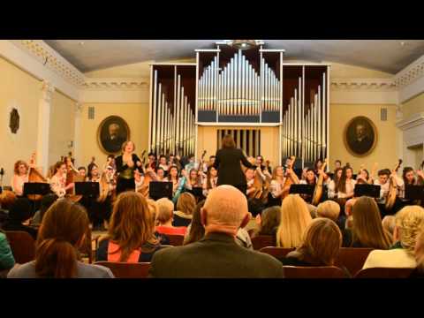 Видео: Михайло Жербін « Прелюд – вокаліз » Соло Катерина Ясенчук, Диригує Олійник Микита