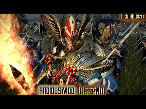 Видео: Total War Warhammer 2 Radious mod - прохождение - High Elves - Legend =1= Высшая справедливость
