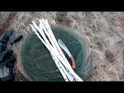 Видео: Рыбалка с вентерем (фитилем, мережой) . Мой способ постановки основанный на собственном опыте .