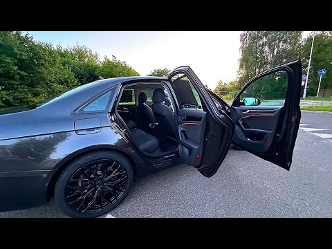Видео: Контурна підсвітка салону Audi A4 B8. Установка в карти дверей, передню панель та підсвітка ніг.