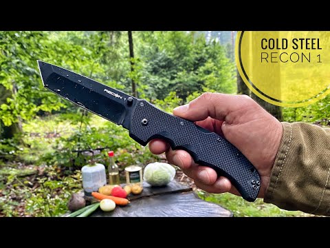 Видео: Лесная кухня, тест Cold Steel Recon 1 Tanto