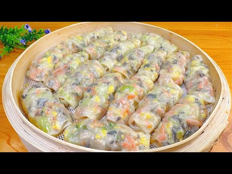 Видео: Ешьте больше этих овощных рулетов зимой, 3 юаня, чтобы приготовить горшок, без воды