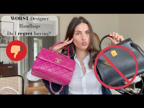 Видео: Роскошные сумки, о покупке которых я пожалела (худшие) — наименее используемые дизайнерские сумки...