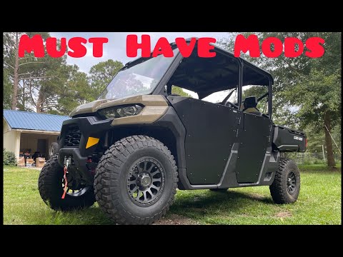 Видео: Топ-5 Canam Defender 2023 года ОБЯЗАТЕЛЬНО имеет моды #canamdefender #defender #sidebyside #utv